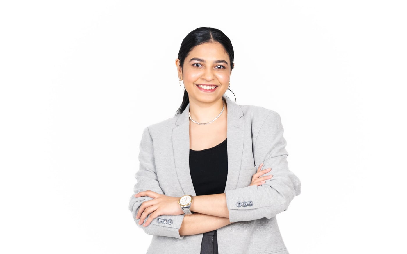 Naveena Srinivasan speaking to young audiences